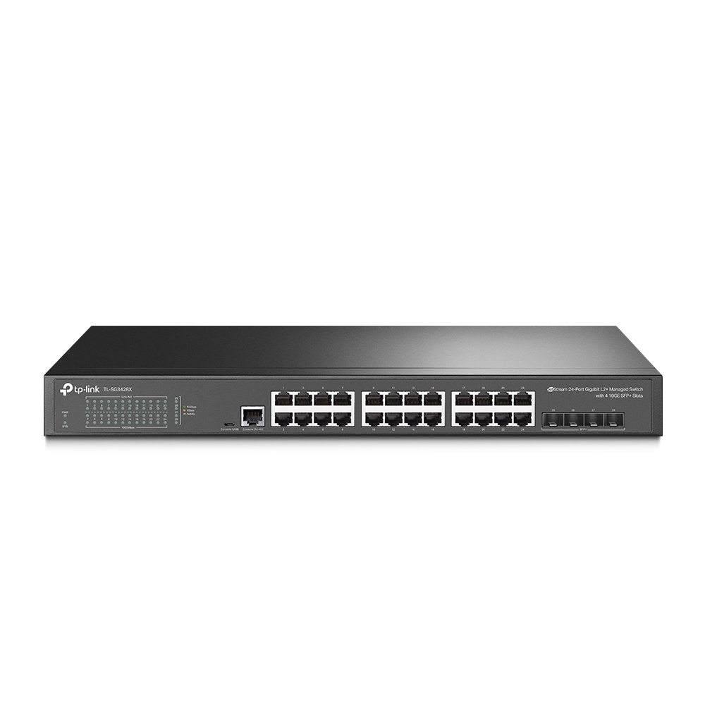 Tp-Link SG3428X JetStream 24-Port Gigabit L2+ Switch with4 10GE SFP+ Slots