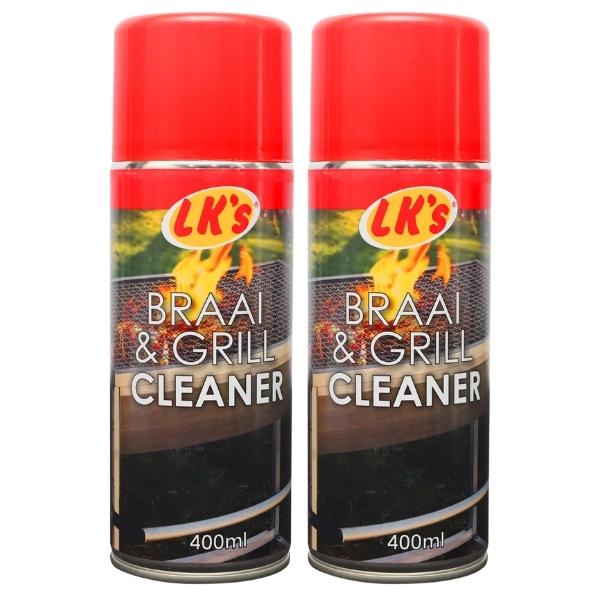LK’s – Braai and Grill Cleaner – 400ml (Pack of 2)