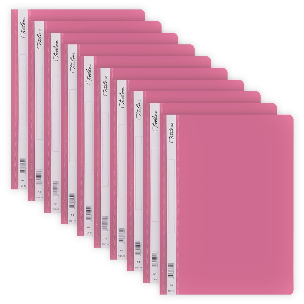 Treeline Quotation Folder Pink PVC – Pack of 10
