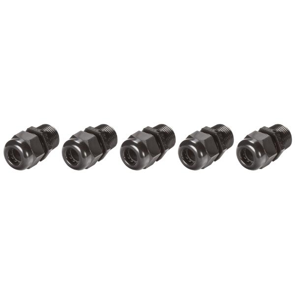 Liquid-Tight Strain Relief Cordgrip PG13.5 – Pack of 5