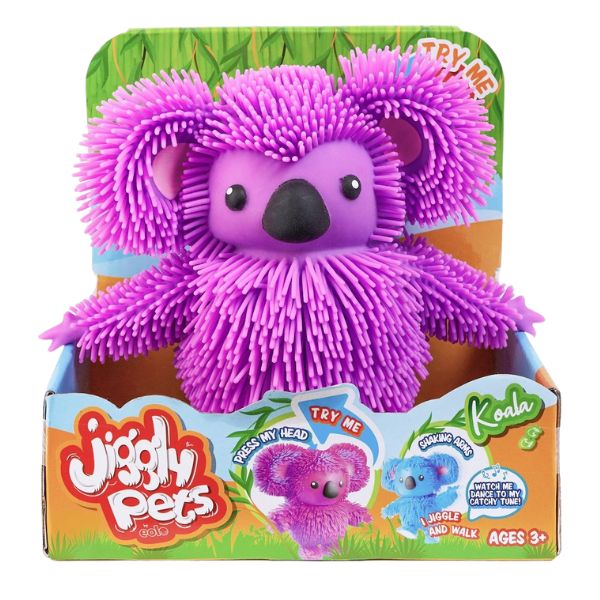 Jiggly Pets – Walking Koala – Parent – Purple – 3 years