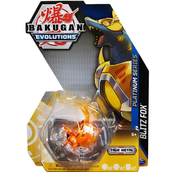 Bakugan Evolution – Platinum Series – Blitz Fox – Yellow