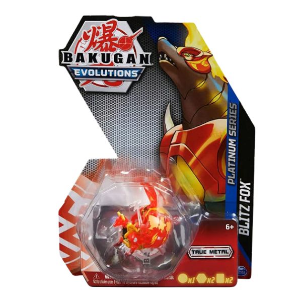 Bakugan Evolution – Platinum Series – Blitz Fox – Red