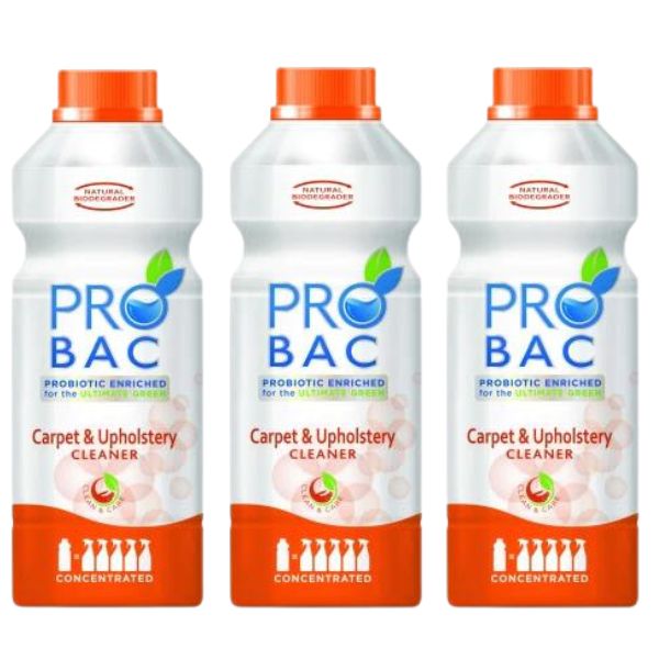 Probac – Carpet & Upholstery Cleaner (1L) Concentrated – Pack of 3