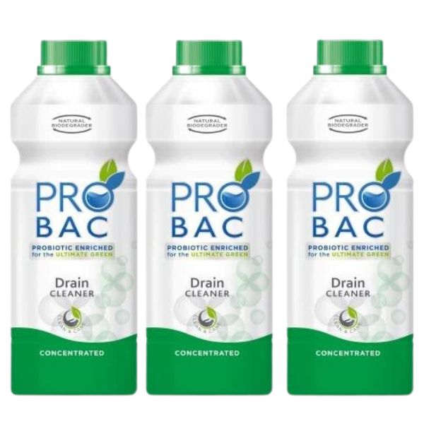 Probac – Drain Maintenance Cleaner (1L) Concentrated – Pack of 3
