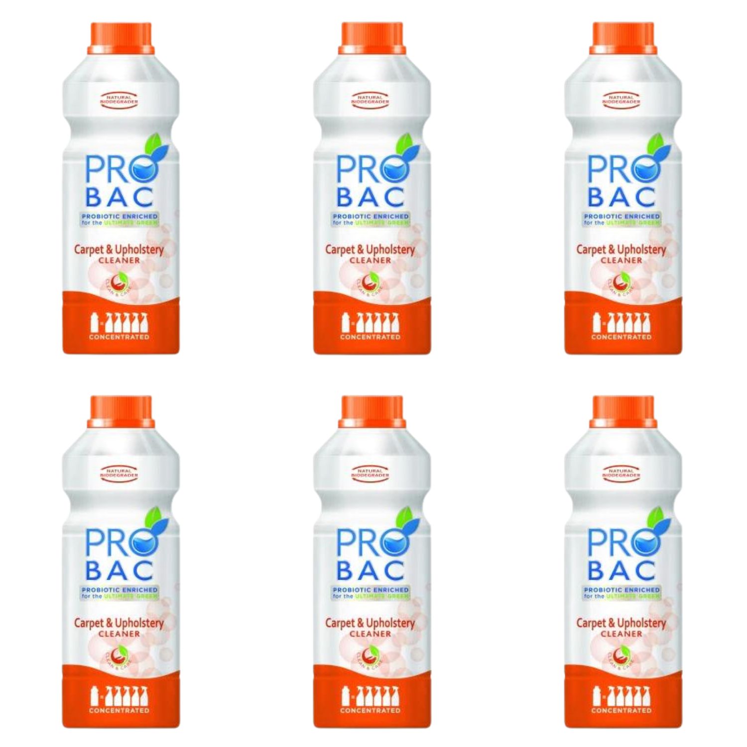 Probac – Carpet & Upholstery Cleaner (1L) Concentrated – Pack of 6