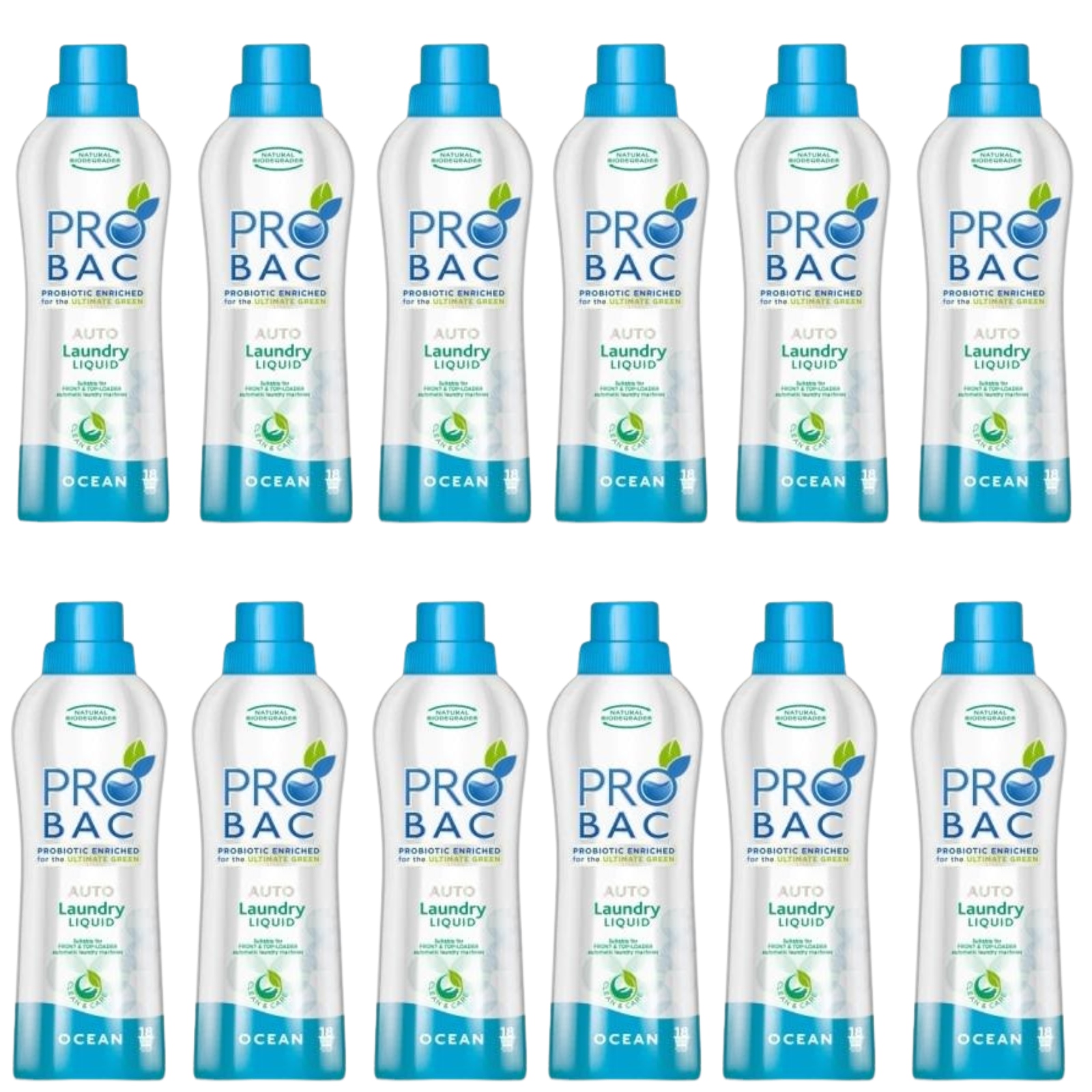 Probac – Laundry Liquid – Ocean 750ml Pack of 12