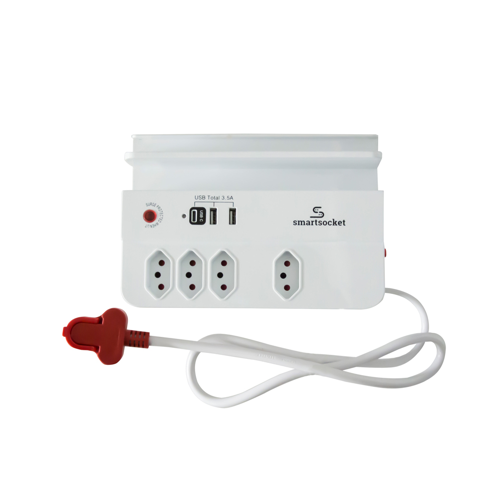 Smartsocket Compact USB Power Hub with Tablet & Smart Phone Stand – SS003