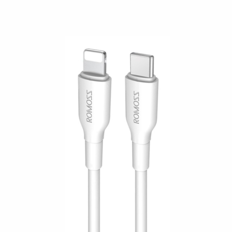 Romoss USB Type-C to Lightning 1m Data and Charging Cable – White