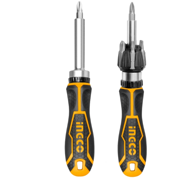 Ingco- 8pc – Ratchet Screwdriver Set