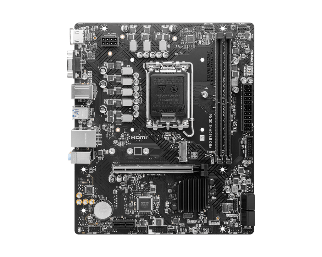 MSI PRO B760M-E DDR4 Motherboard
