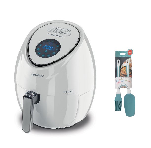 Kenwood 3,8L Healthy XL Digital Air Fryer + Spatula & Brush Combo