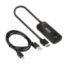 HDMI + Micro USB to DisplayPort \ Active Adapter HDMI + Micro USB to DisplayPort \ Active Adapter