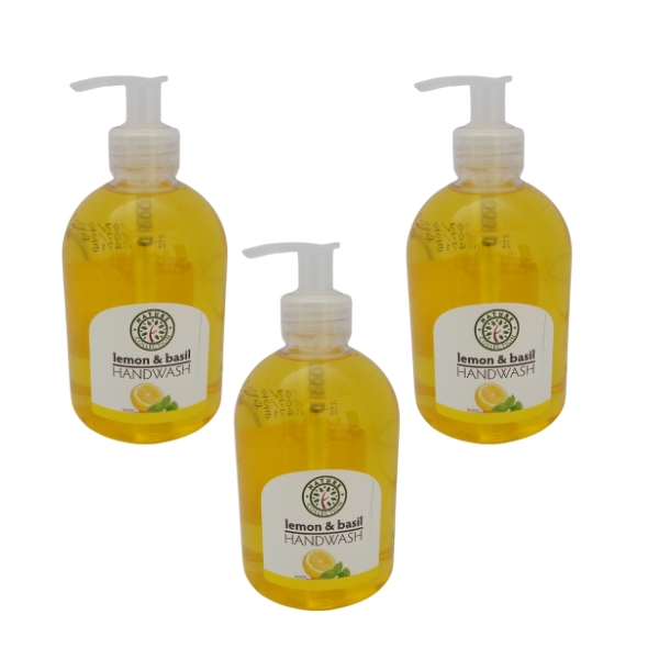 Nature Collection – Lemon and Basil Handwash – Pack of 3