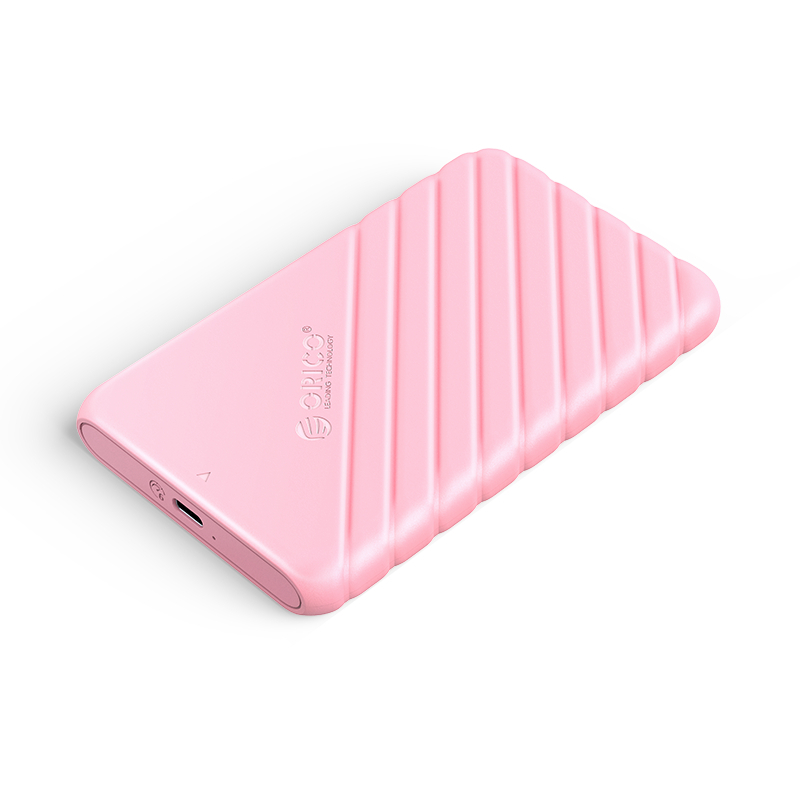ORICO 2.5-inch USB3.1 Gen 1 Type-C to USB-A Hard Drive Enclosure – Pink