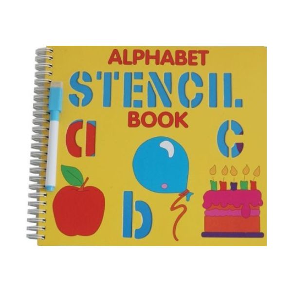 Alphabet Stencil Book For Kids