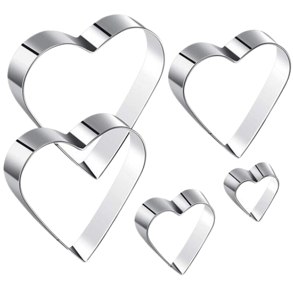 Cookie Cutters Set of 6 – Hearts