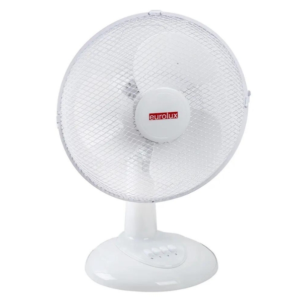 Eurolux – Desk Fan -3 Blade – White