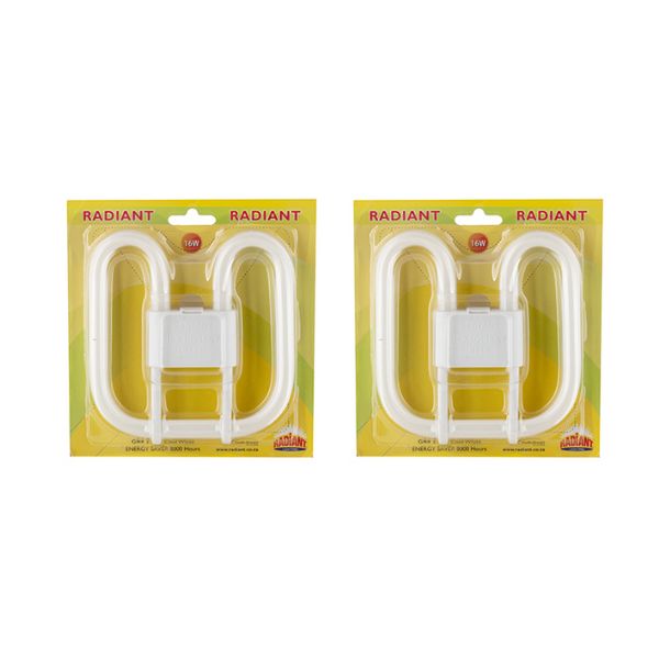Radiant – Fluorescent Light 2D G10Q 4Pin 16W 4000K