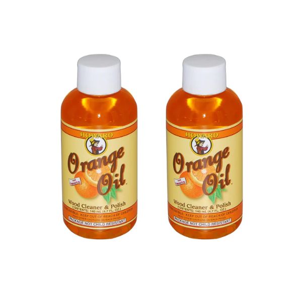 Howard – Orange Oil Wood Cleaner and Polish – 140ml (Pack of 2)