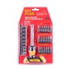 Tork Craft – Screwdriver Ratchet T-Handle Bit Set – 31 Piece Tork Craft – Screwdriver Ratchet T-Handle Bit Set – 31 Piece