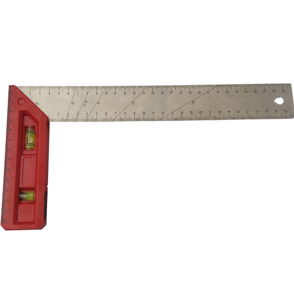 Tork Craft – Try Square 300m x 150mm with Level and Plumb Vial