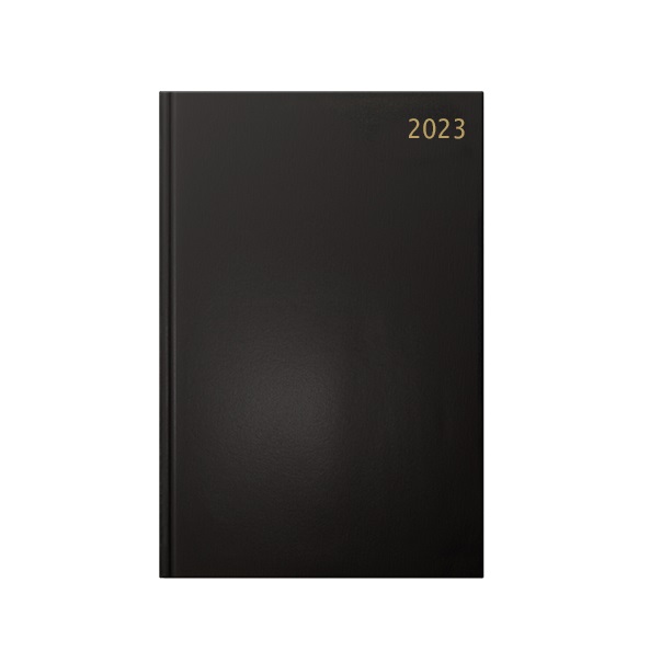 Treeline A4 2023 Page-A-Day Diary Planner Journal – Black