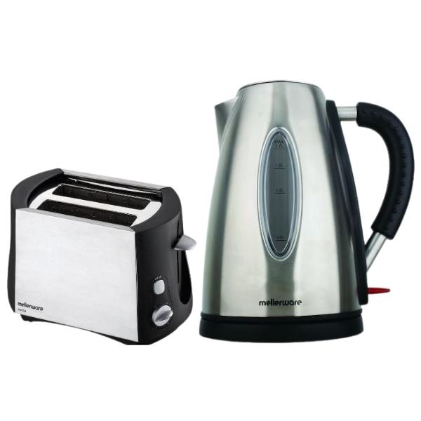 Mellerware – Potenza Kettle 1.7L (2200W) & Vesta 2 Toaster (800W) – Combo