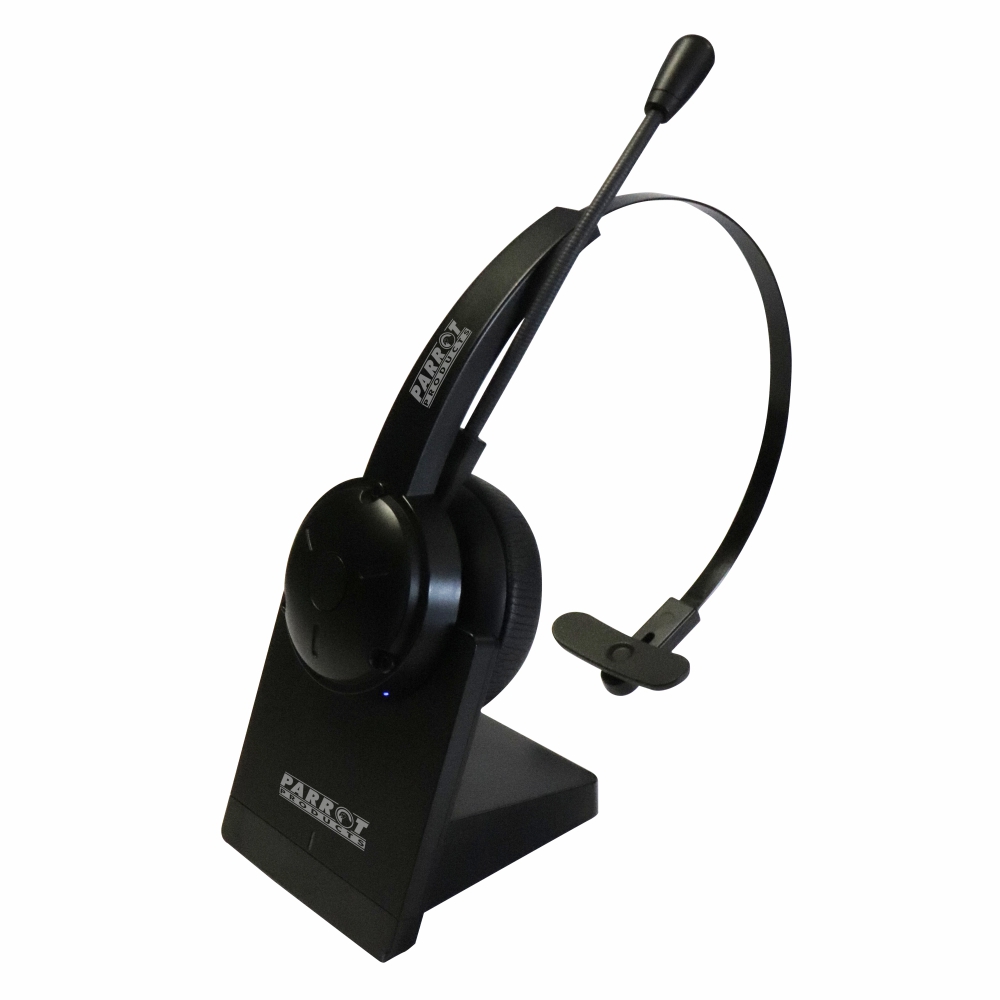 Parrot Products Call Centre Headset – Wireless Mono (10m Range)