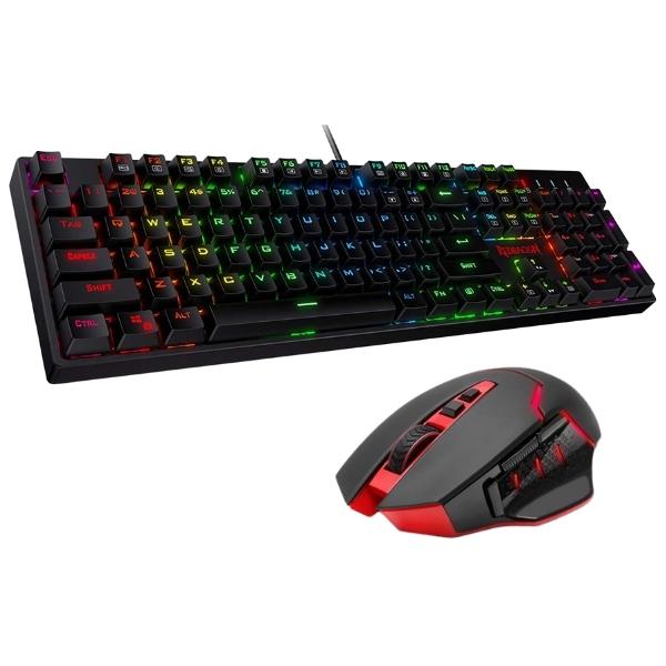 Redragon – Surara RGB Gaming Keyboard With – Mirage Wireless Gaming Mouse