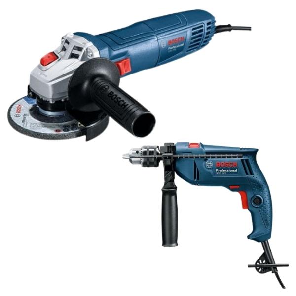 Bosch – Impact Drill (GSB 570) With Bosch – Angle Grinder – (GWS 700)