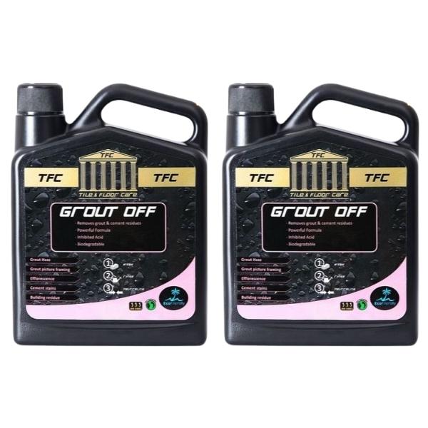TFC – Grout Off – Grout Residue Remover – Tile and Floor Care – Pack of 2 – 1L