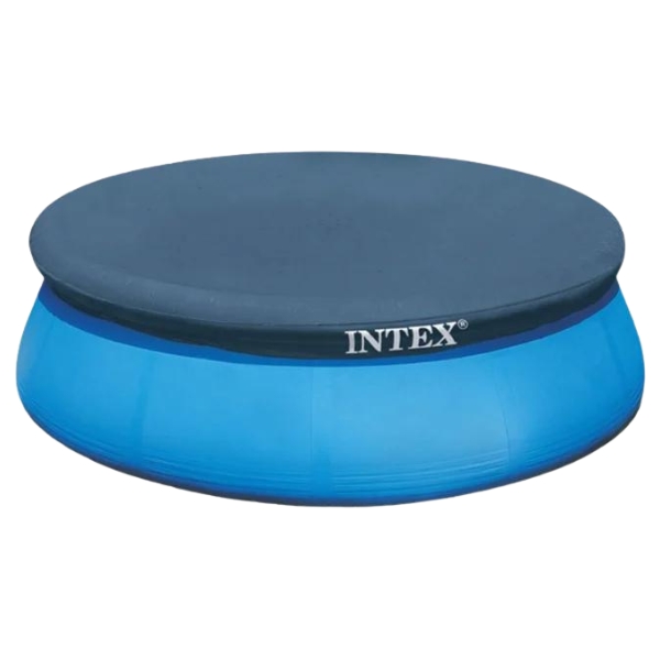 Intex – Easy Set Pool (12Ft x 30in) With Easy Set Pool Cover (12Ft x 12in)