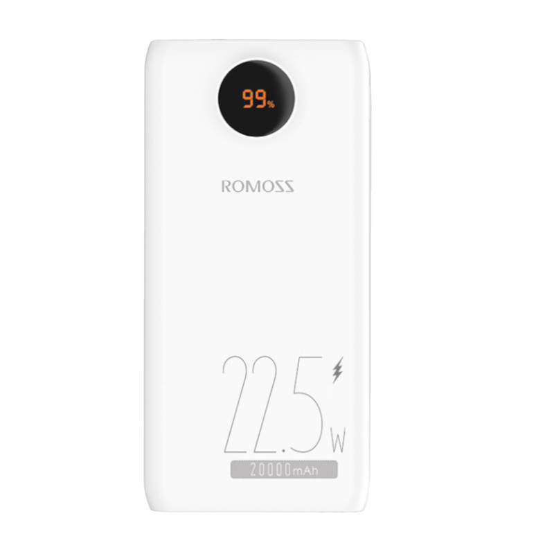 Romoss 20000mah PD 22.5w Power bank White