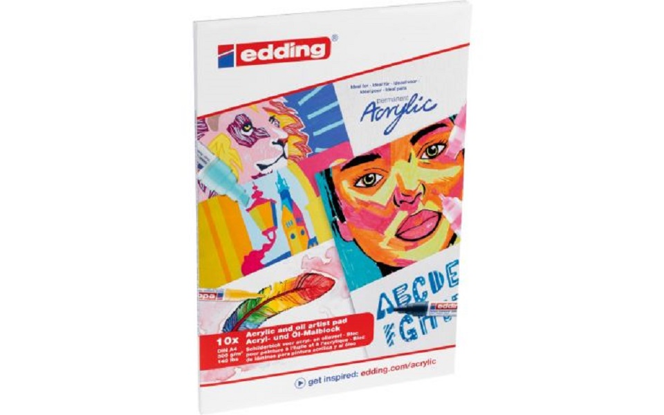 Edding – Arylic & Oil Artist Pad A4