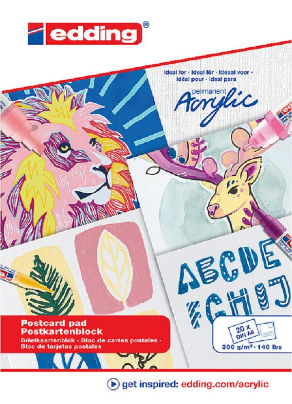 Edding – Arcrylic & Oil Artist Pad A6