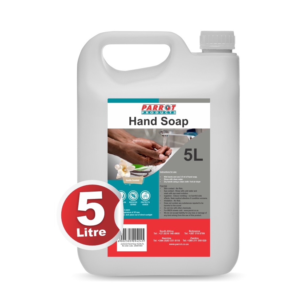 Parrot Products Hand Soap – Vanilla 5L