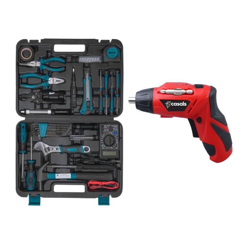 Bort – Electrical Tool Kit – 30 Piece & 12 Piece Cordless Screwdriver