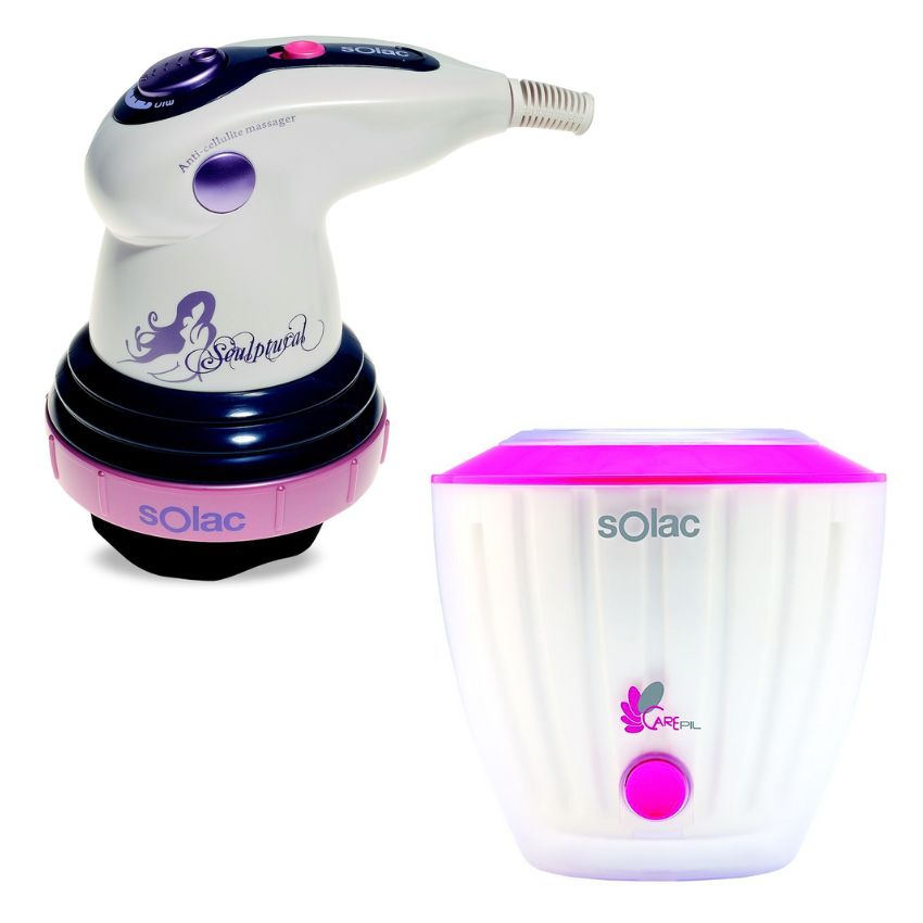 Solac – Infrared Massager Figure Sculpture and Hot Wax Heating System