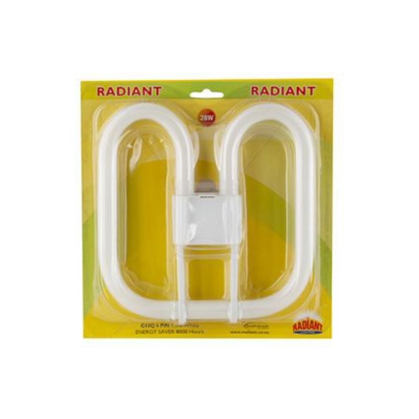 Radiant – Fluorescent Light 2D G10Q 4Pin 28W – 4000K