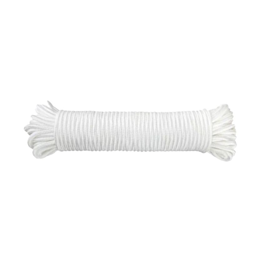 Omega – Washing Line 4mm x 30m Braided (White)