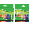 Treeline Jumbo Wax Crayons 12 Piece (Pack of 2) Treeline Jumbo Wax Crayons 12 Piece (Pack of 2)