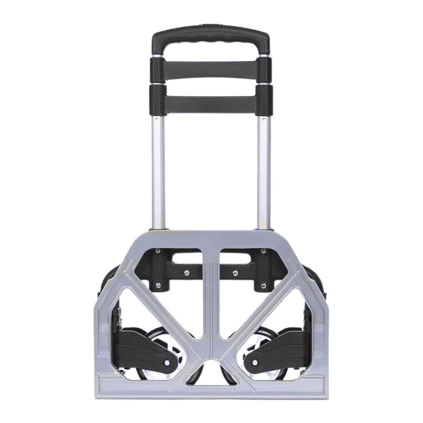Multi-Functional Aluminium Alloy Foldable Trolley- Holds upto 75kg (Black)