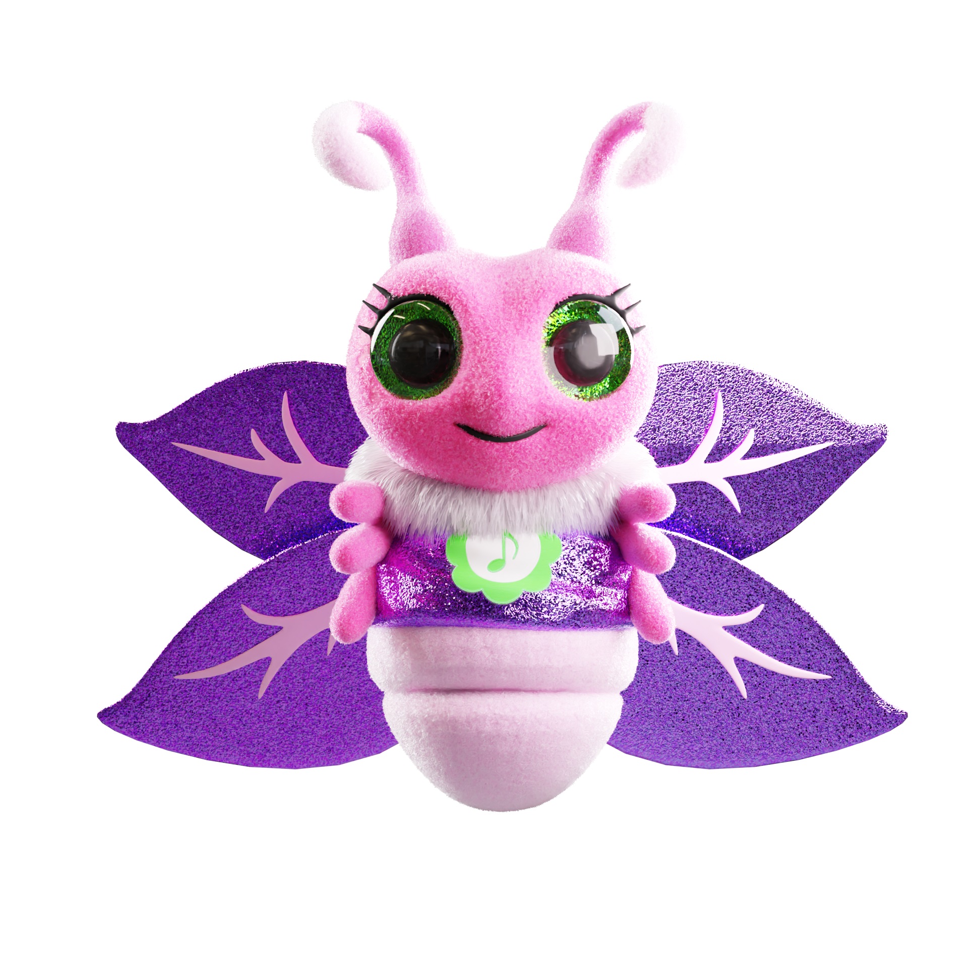 Glowies Firefly Plush Pink – Glows In The Dark