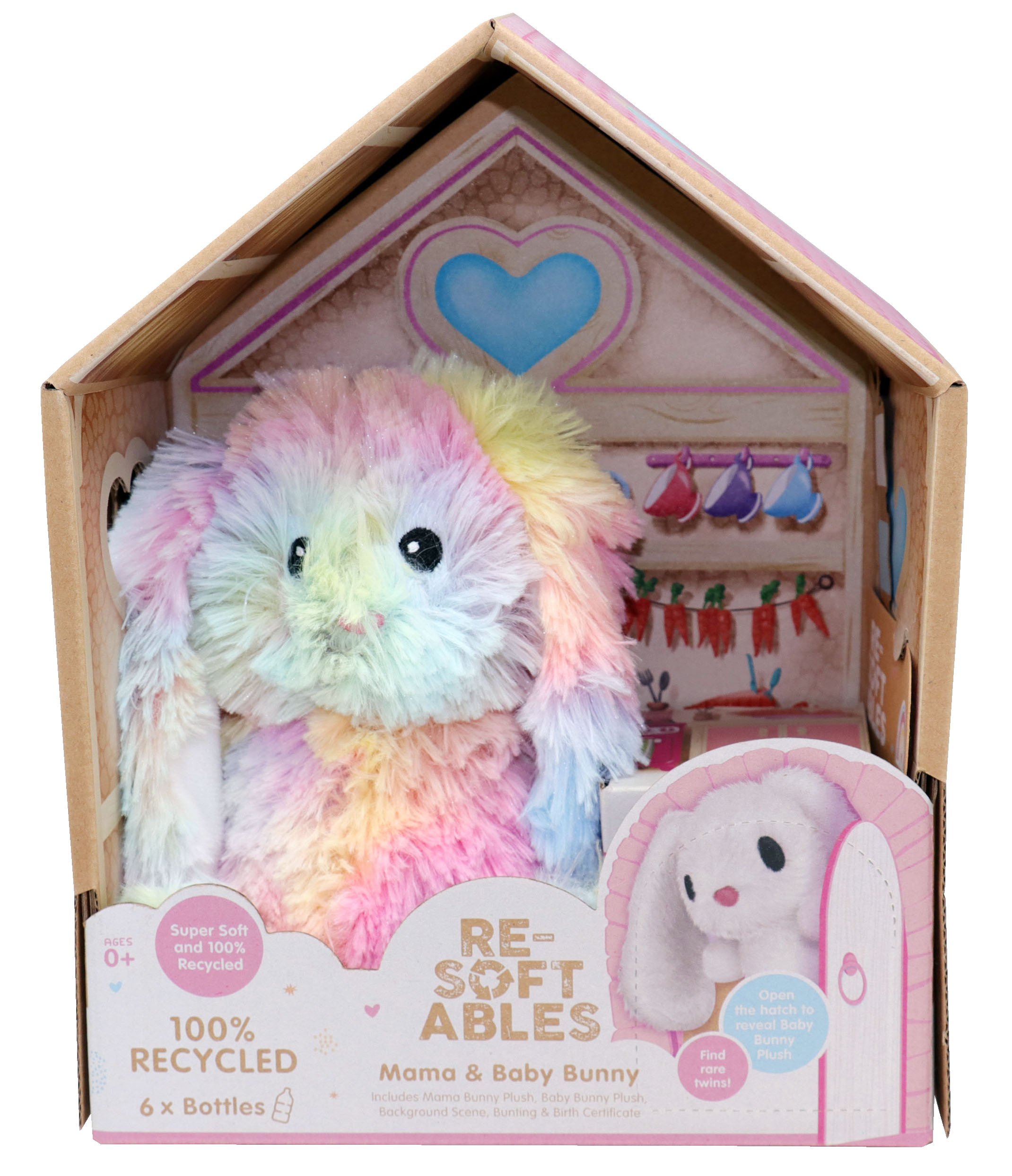 Resoftable Mama & Baby Bunny Pack