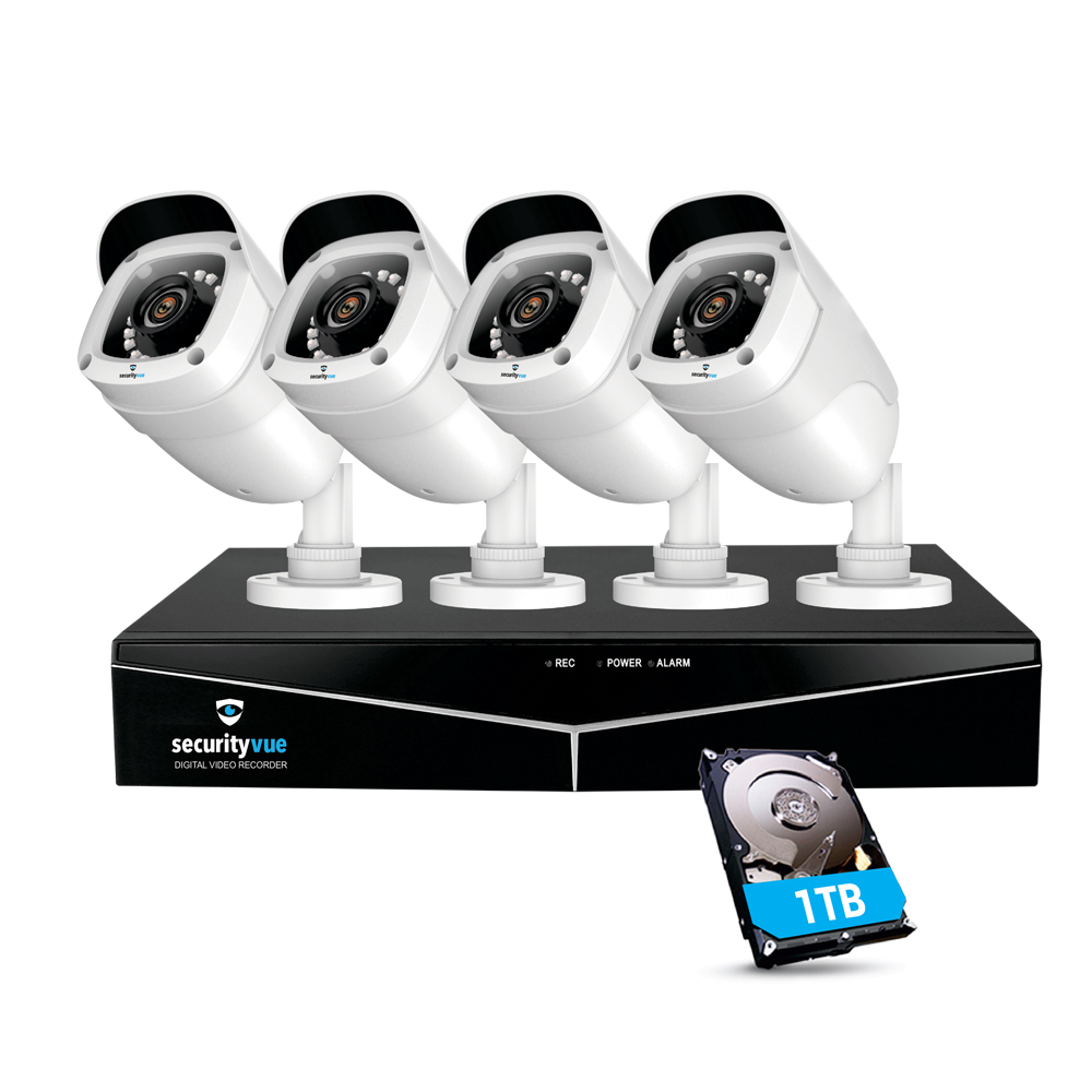 Securityvue Smarthome Professional HD CCTV Security System 8Channel Digital
