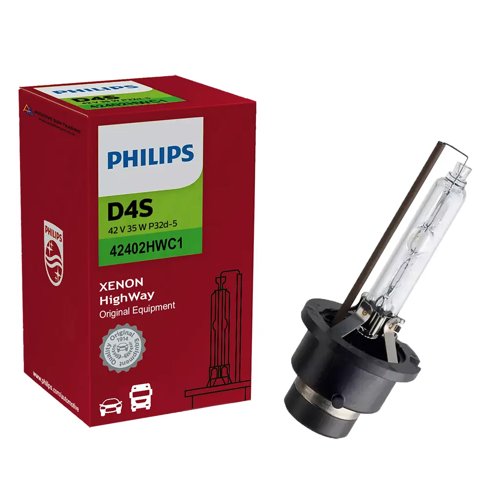 Philips D4S HID Xenon Headlight Bulb XenEco Xenon Highway 42V 35W