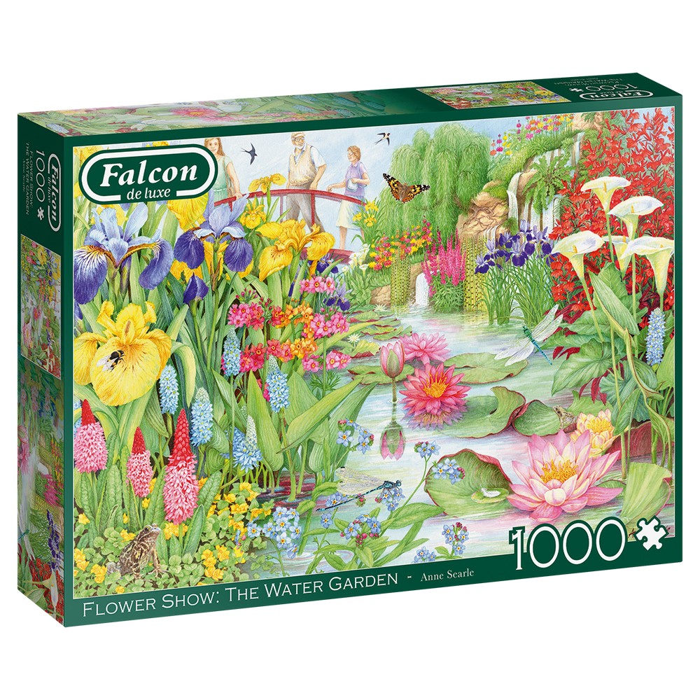 Jumbo 1000Piece Falcon Puzzle The Flower Show: The Water Garden
