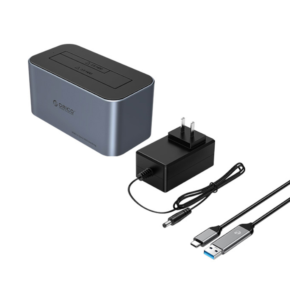 Orico HDD/SSD 2.5″/ 3.5″ Single Bay Dock Type-C 10Gbps