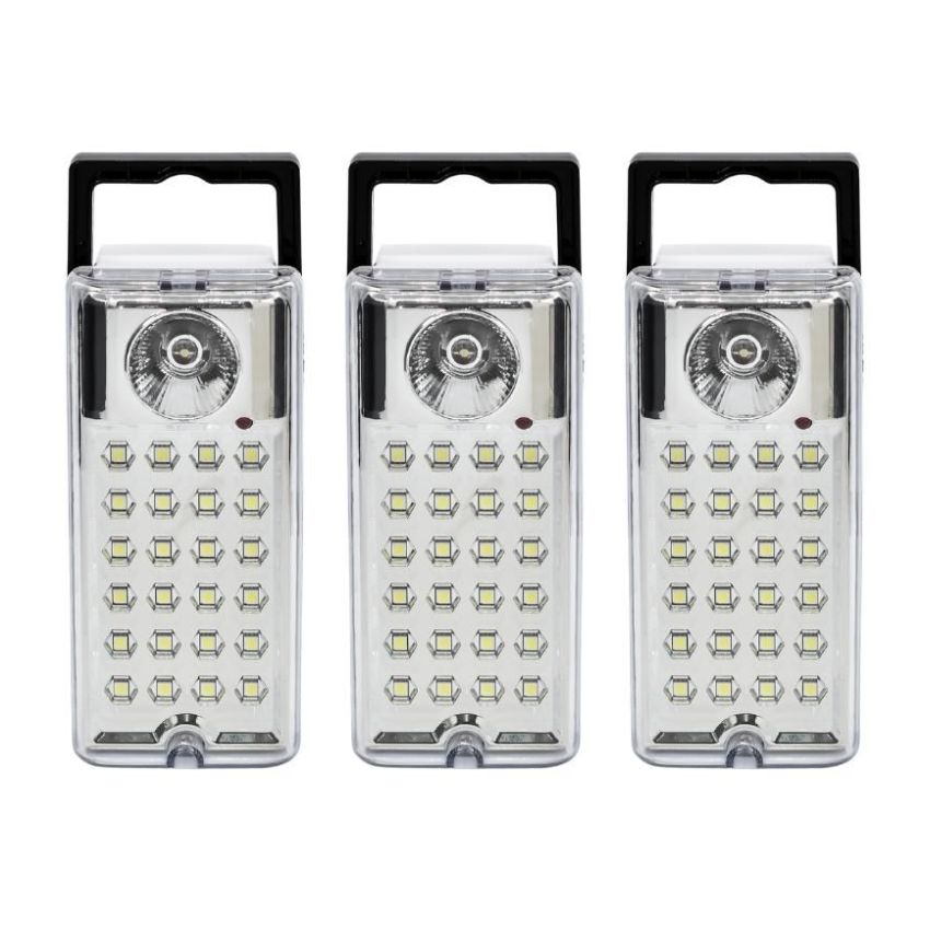 Waco – Rechargeable Lantern 24 x 0.2W 400lm – Pack of 3